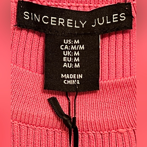 NWT- Sincerely Jules Ribbed Sweater- Size Medium - Picture 2 of 2